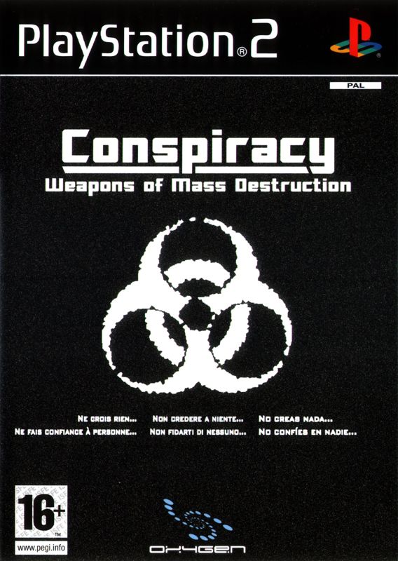 Conspiracy: Weapons of Mass Destruction box art for Playstation 2